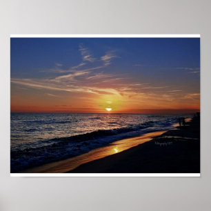 Póster Puesta del sol en Laguna Beach Florida, Poster