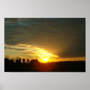 Póster Puesta del sol I-57