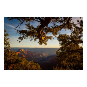 Póster Puesta del sol sobre el Gran Cañón