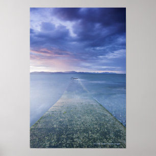 Póster Puesta del sol sobre la bahía de Dundalk