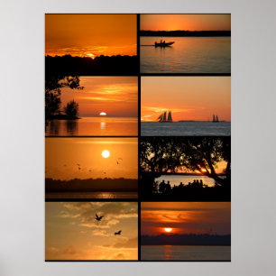 Póster Puestas de sol majestuosas 