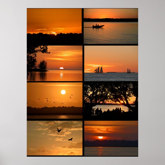 Póster Puestas de sol majestuosas  (Frente)