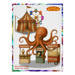 Póster Puesto de snacks del circo de Otto