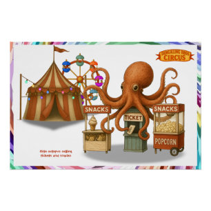 Póster Puesto de snacks del circo de Otto