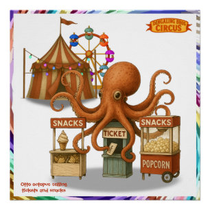 Póster Puesto de snacks del circo de Otto