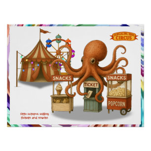 Póster Puesto de snacks del circo de Otto