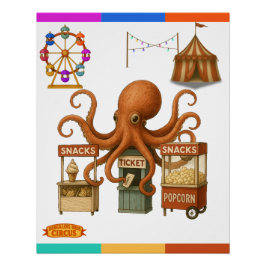 Póster Puesto de snacks del circo de Otto