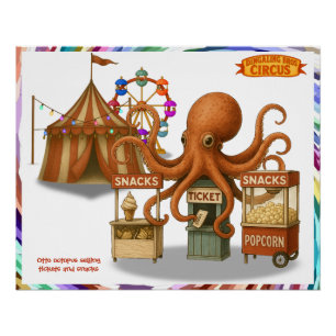 Póster Puesto de snacks del circo de Otto