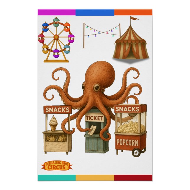 Póster Puesto de snacks del circo de Otto (Anverso)