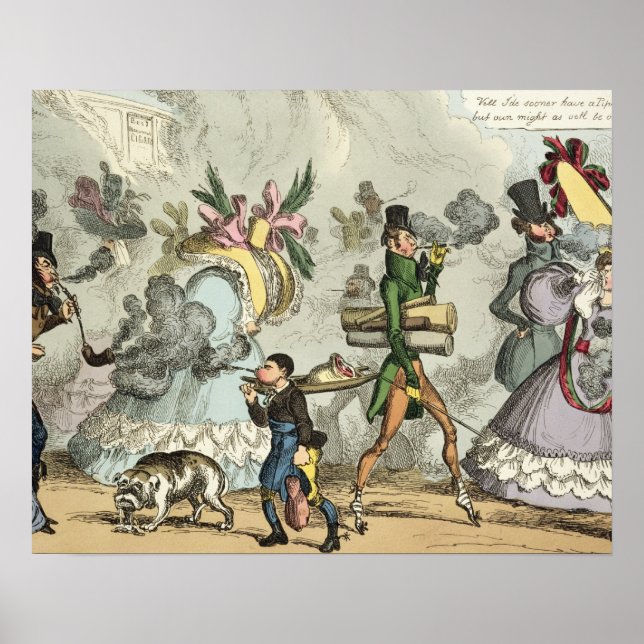 Póster Puff, Puff, es una era de Puffing, Puff, Puff, P (Frente)