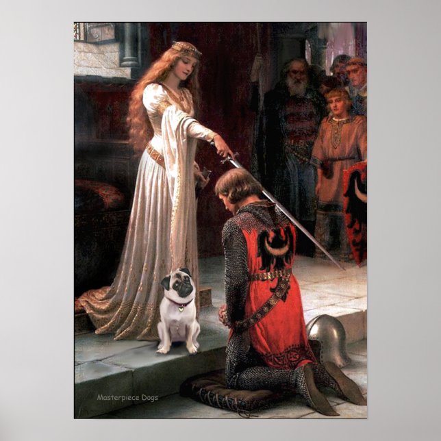 Póster Pug 5 (bermejo) - El Acertijo (Frente)