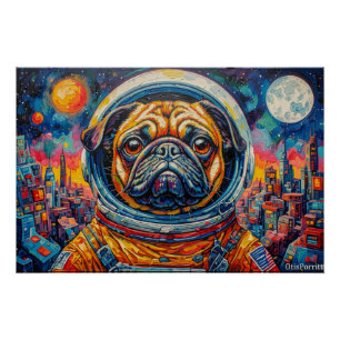 PÓSTER PUG ASTRONAUTA-VOLVIENDO A CASA 19