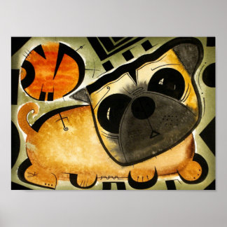 Póster Pug Dog dk_2005aug8o