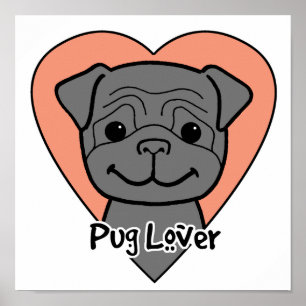 Póster Pug Lover