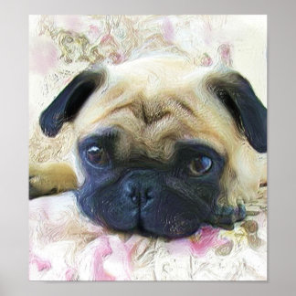 Póster Pug Poster
