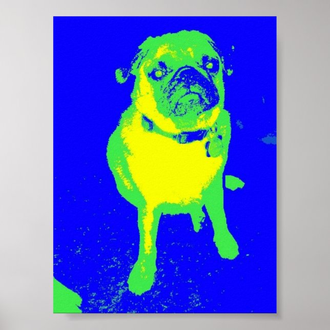 Póster Pug Poster (Frente)