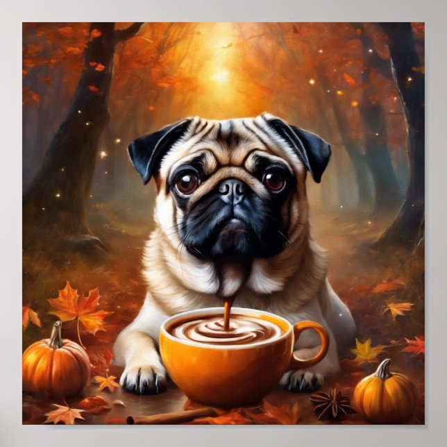 Póster Pug-Poster (Frente)