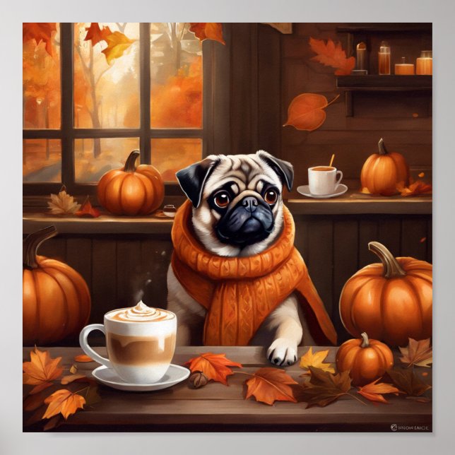 Póster Pug-Poster (Frente)