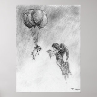 Póster Pug y Angel