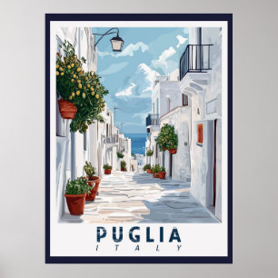 Póster Puglia, Italia: Un retro