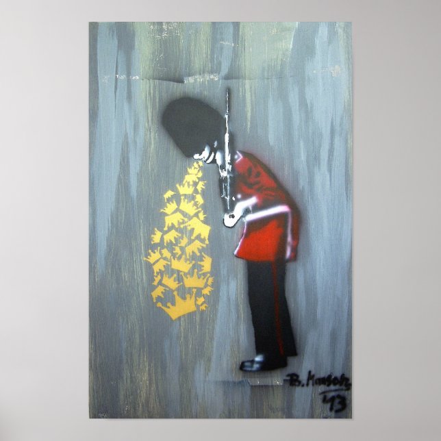 Póster Puke Royal Guard (sprayed original) (Frente)