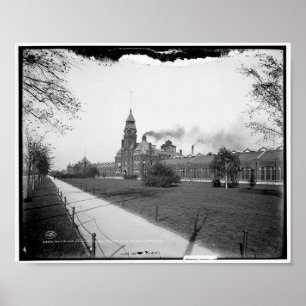 Póster Pullman Palace Car Co., Pullman, Illinois c1900