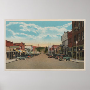 Póster Pullman, WAView de Main StreetPullman, WA