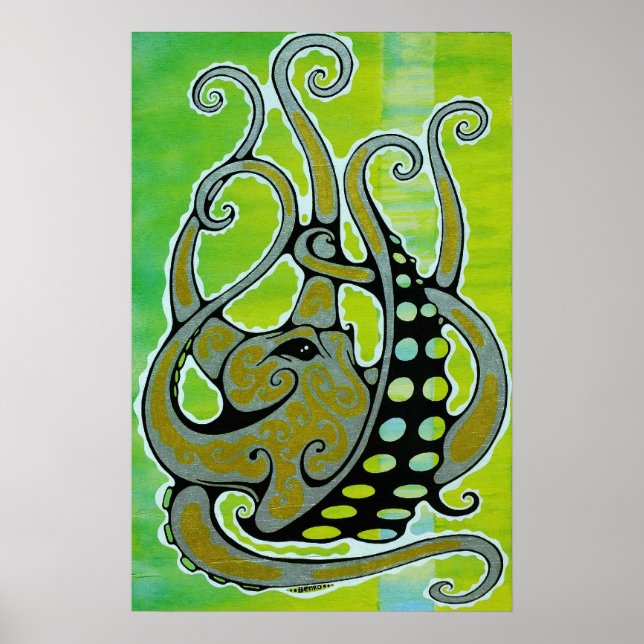 Póster pulpo (Frente)