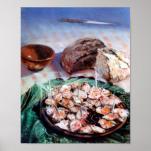 Póster Pulpo a la gallega/Polbo á feira/Galician octopus