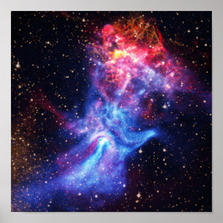 Póster Pulsar B1509 - Mano de Dios X-Ray Nebula NASA Foto