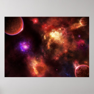 Póster Pulsar Nebulosa