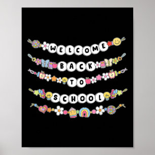 Póster Pulseras de Bienvenida al Colegio 1er Día de Escue