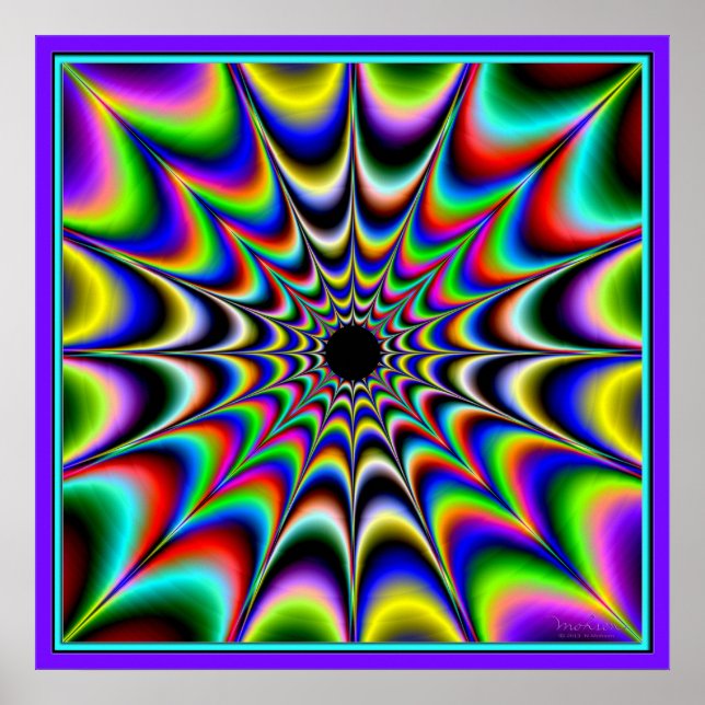 Póster Pulso colorido (Frente)