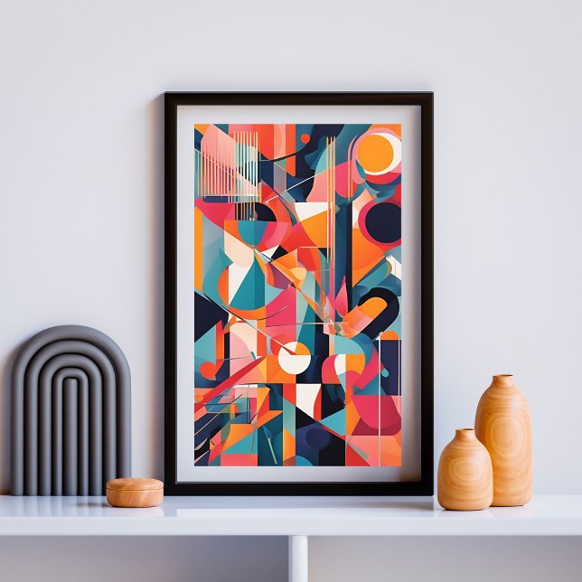 Póster Pulso Geométrico de Color (Subido por el creador)