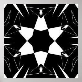 Póster Pulso monocromo