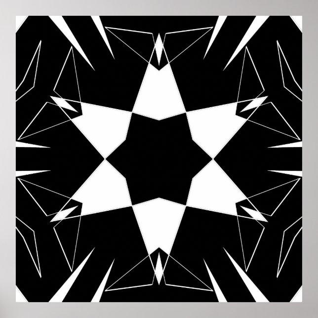 Póster Pulso monocromo (Frente)