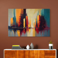 Pulso Urbano – Ciudad Abstracta en Ritmo Vertical