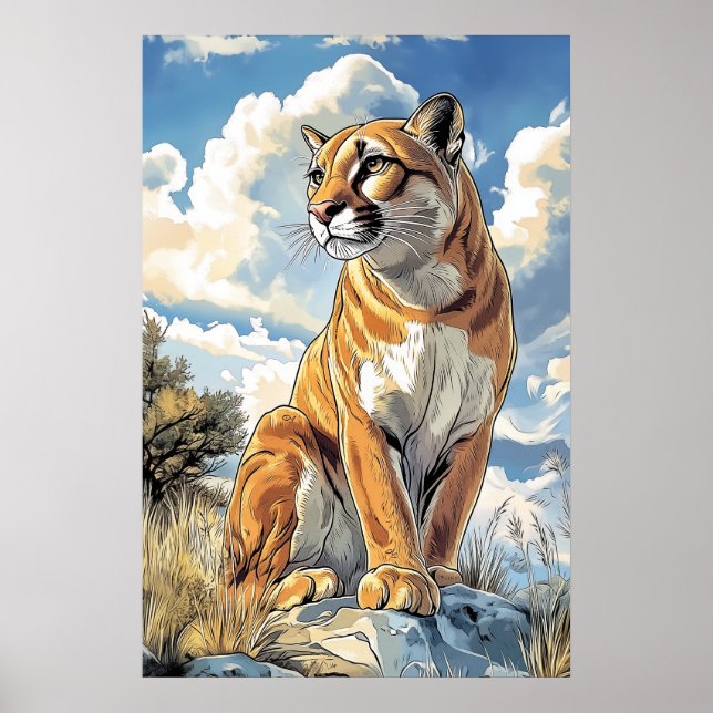 Póster Puma I Cougar (Frente)