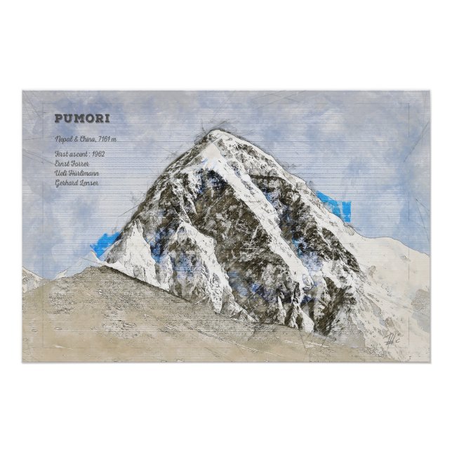 Póster Pumori (Anverso)
