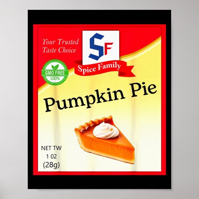 Póster Pumpkin E Condiment Costume Holiday Sce Costumes  (Frente)