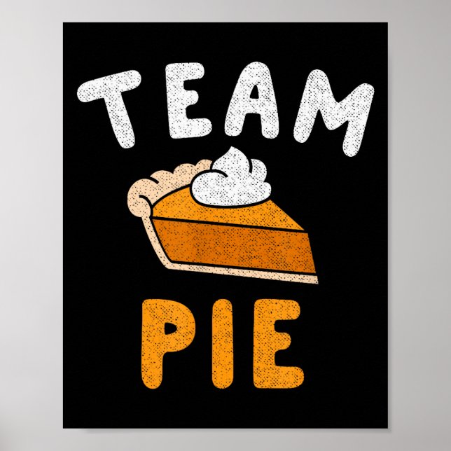 Póster Pumpkin E Team E Day Thanksgiving Squad Group  (Frente)