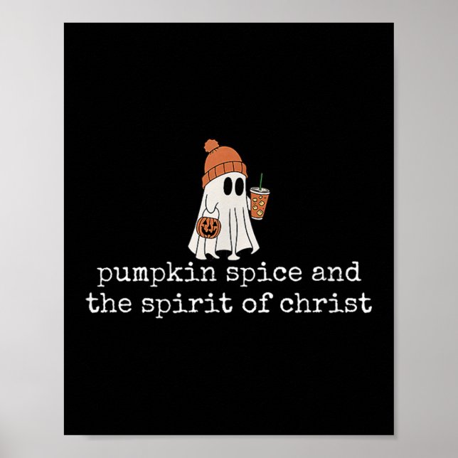 Póster Pumpkin Sce And The Srit Of Christ Christian Hallo (Frente)