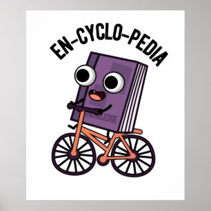 Póster Pun de Enciclopedia Graciosa En-ciclo-Pedia