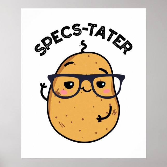 Póster Pun del Espectáculo de Patata Graciosa de Specs (Frente)