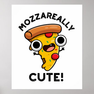 Póster Pun mozza verdaderamente gracioso