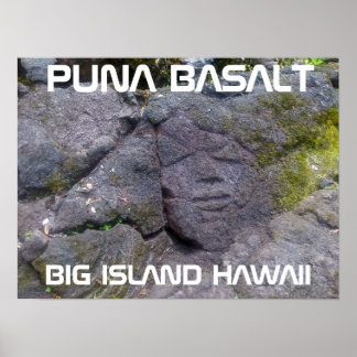 PÓSTER PUNA BASALT GRAN ISLA HAWAII