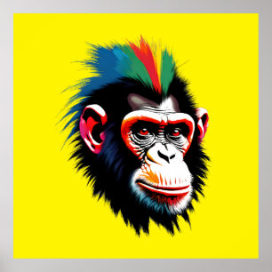 Póster Punk Chimp