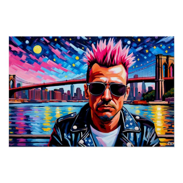 Póster Punk DE NIÑOS PERDIDOS EN LA CIUDAD 2 (Anverso)