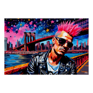 Póster Punk DE NIÑOS PERDIDOS EN LA CIUDAD 3