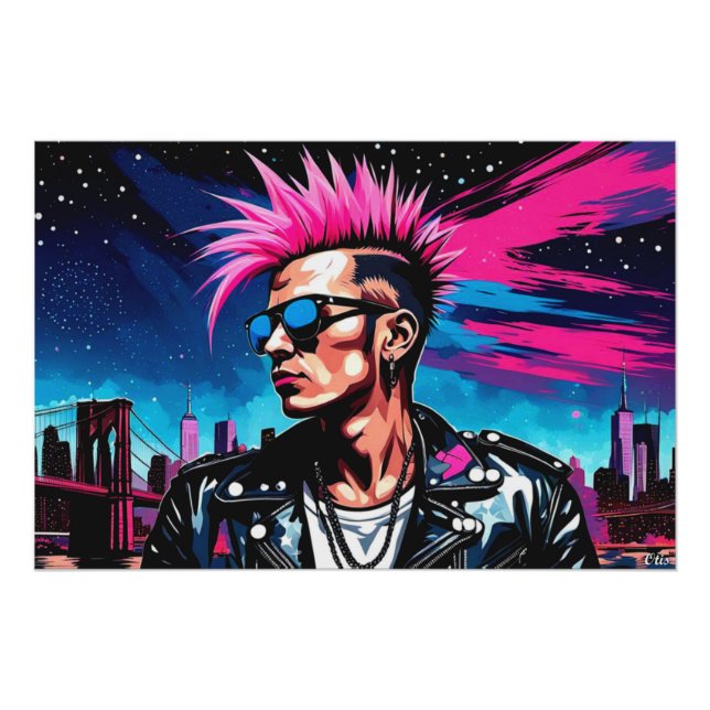 Póster Punk DE NIÑOS PERDIDOS EN LA CIUDAD 4 (Anverso)